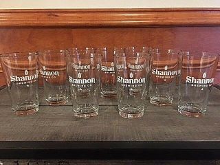 Set of Nine (9) Shannon Brewing Company Pint Beer Glasses Keller Texas 4