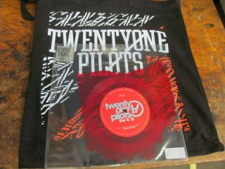 Twenty One Pilots Lc Lp 7 " Ohio Red Pic Disc Rsd 2015 W Record Bag Unplayed