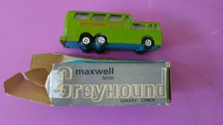 Greyhound Scenicruiser toy bus die cast made in India. 3
