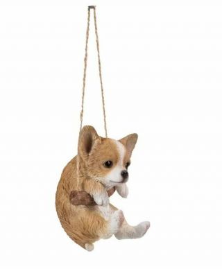 Chihuahua - Hanging Puppy Statue for Home Decor,  Garden Decor,  Outdoor Statues 2