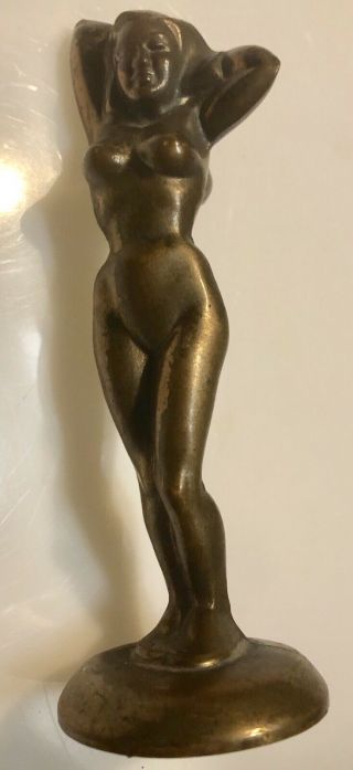 Antique 1940’s Brass Naked Lady Bottle Opener