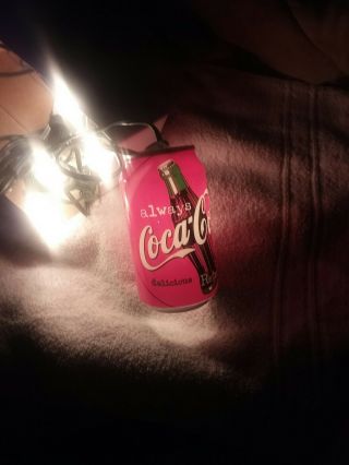Coca - Cola Fun Lights,  Indoor And Outdoor Can Sized Lights,  12 