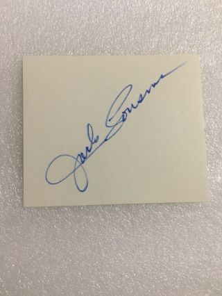 Jack Lousma Signed Paper Skylab Astronaut