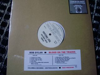 Bob Dylan - " Blood On The Tracks " York Test Pressing Rsd 2019 And