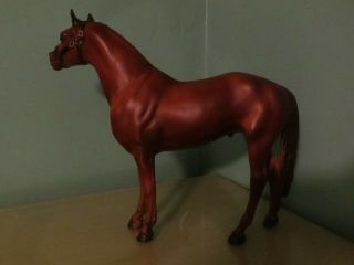 Vintage,  Traditional Breyer Model Horse,  Man O ' War Black Haulter Mold 47 2
