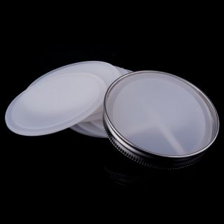 10 Silicone Disc Gasket Sealing Lid Insert/liners For Wide Mouth Mason Jar 86mm
