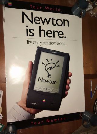 Apple Newton Is Here Poster Messagepad