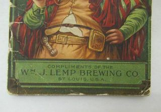 Vintage 1911 Advertising Toasts Book Falstaff Beer Lemp Brewery St Louis MO 4346 2