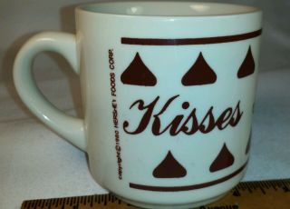 Hershey Chocolate Kisses Vintage 1980 Coffee Mug Tea Cup