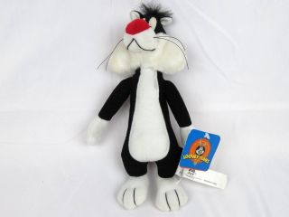 Vintage Warner Bros Looney Tunes Sylvester The Cat 10 " Plush
