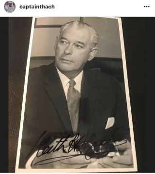 Autograph Of Prime Minister Keith Holyoake Of Zealand