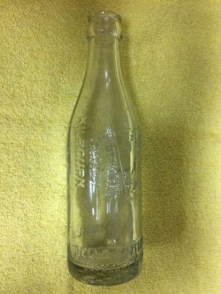 Rare Dells Bottling Kilbourn Wisconsin Dells Wis 6 1/2 Oz Bottle