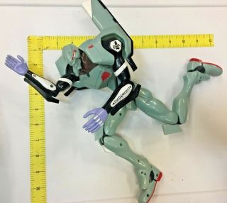 Neon Genesis Evangelion Eva Unit 4 Rebuild Action Figure Gray Robot 16 " Pose