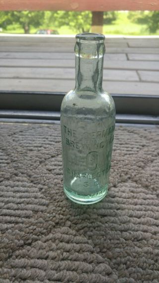 Old Germania Brewing Co.  Bottle Charleston Sc 7 1/2 " Tall
