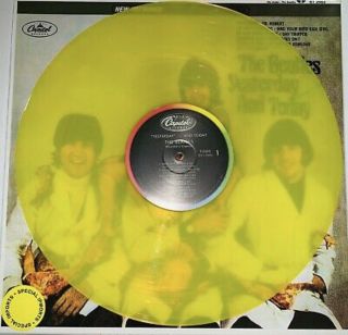 The Beatles Yesterday & Today Butcher Cover Yellow Colored Vinyl Lp
