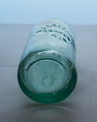 Old Hutch Hutchinson soda bottle – A.  J.  GREENKORN Oshkosh WI - WI0740 5