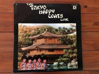The Tokyo Happy Coats - Live 1970 King Ks - 1096 Signed Jacket Vg,  Vinyl Nm -