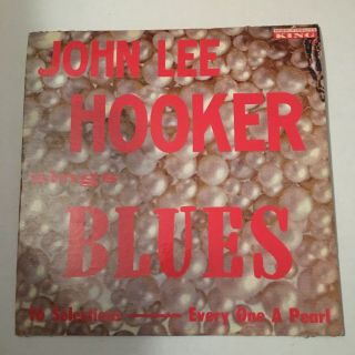 John Lee Hooker Sings Blues Every One A Pearl King 727 Lp Rare Vinyl Vg
