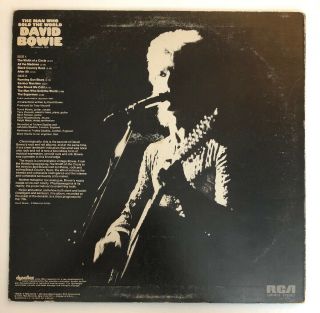 David Bowie - The Man Who The World - 1972 US Press w/ Poster VG, 3