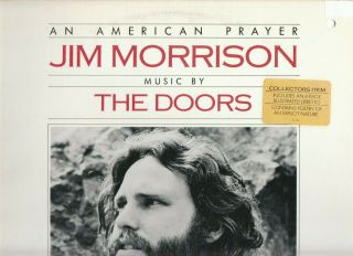 Doors & Jim Morrison - An American Prayer (1978) Vinyl 1st Pressing Dj Promo Nm,