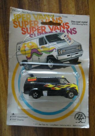 Vintage 1970s Zee Toy Vans Series VanKiller Diecast 1977 Dodge Van RARE 4