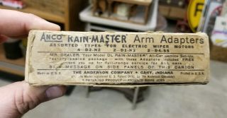 Vintage Anco Rain - Master Arm Adapters 7 In The Box