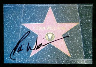 Robin Williams Actor Comedian Mork And Mindy Signed Autograph 5 X 7 Photo D 2014