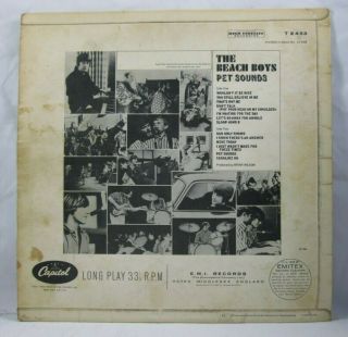 The Beach Boys Pet Sounds Vinyl LP T2458 1966 Pressing 2