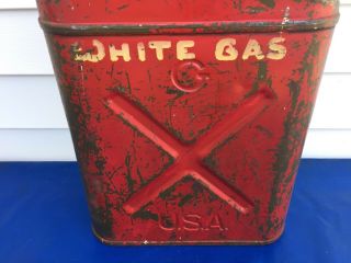 Vintage Nesco QMC 5 Gallon Military WW2 US Metal Jerry Gas Can Fuel Can 20 - 5 - 49 2
