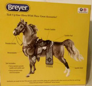 Traditional Breyer Western Parade Saddle & Bridle Set 2502,