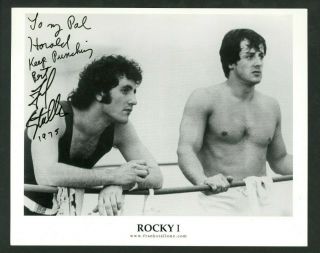 Frank Stallone Actor Musician Staying Alive Signed Autograph 8 X 10 Photo Rocky