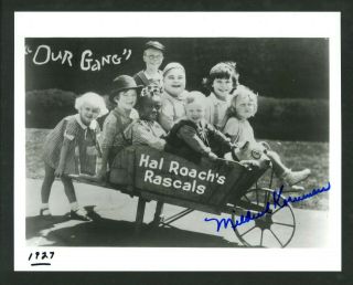Mildred Kornman Actress Our Gang Hal Roach Rascals Signed Autograph 8 X 10 Photo