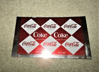 Coca - Cola 12 Oz 1960 