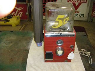 Northwestern 5 Cent Peanut Machine With Cups And Cup Holder With Heater