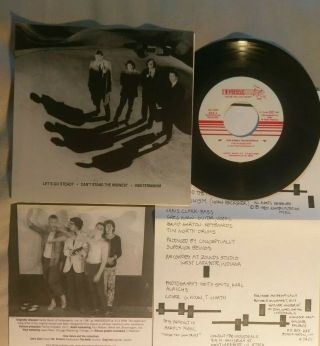 Dow Jones Industrials 7 " Ep Indiana Kbd Punk Inserts Nm Go Steady,  Can 