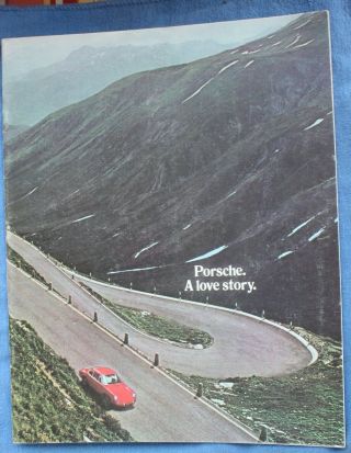 Dated 1971 Porsche 911 T E S Targa Sales Brochure