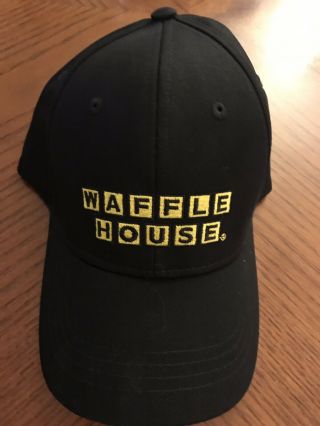 Authentic Waffle House Restaurant Baseball Cap Hat Adjustable Strap Logo