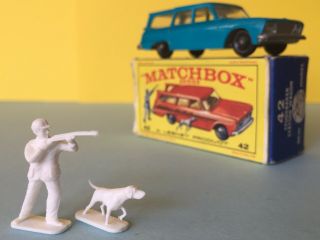 Matchbox Lesney Moko No.  42 Studebaker Station Wagon W/box