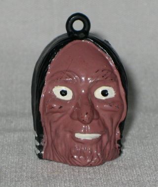 Rare Vintage Toy Gumball Monster Head Native American Indian Racist Red Face