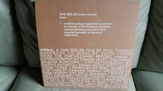 Signed by Paul Thomas Anderson Anima Thom Yorke Vinyl LP Record Preview Limited 3