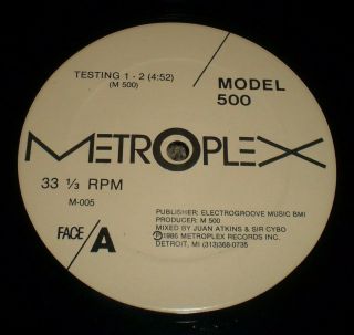 Testing 1 - 2 Bang The Beat Model 500 Rare 1986 Electro 12 " Single Fast