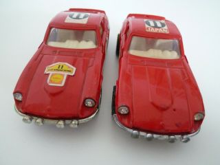 VINTAGE CORGI 394 DATSUN 240Z EAST AFRICAN RALLY PAIR ISSUED 1972 - 77 2