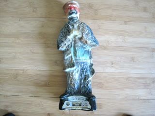 1973 The Emmett Kelly Jim Beam Empty Decanter With Label