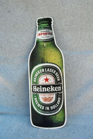 Heineken Beer Bottle Tin Metal Sign 23 