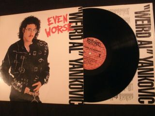 Weird Al Yankovic - Even Worse - 1988 Rock & Roll Vinyl 12  Lp/ Vg,  / Pop Comedy