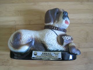 Jim Beam St.  Saint Bernard Dog Whiskey Decanter Empty Rescue Dog