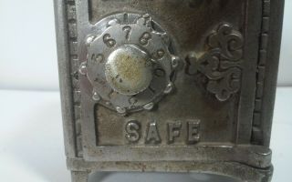 Antique 1910? Kenton nickel plated cast iron,  metal BOOM SAFE 8