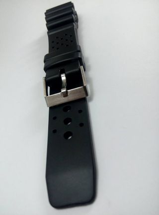 20 Mm Divers Watch Rubber Strap For Seiko Watch