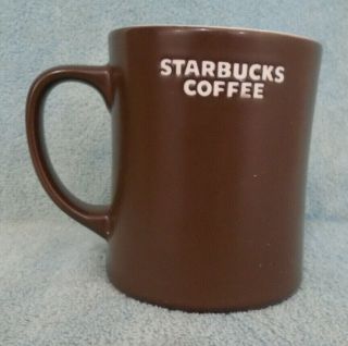 Starbucks ©2010 Organic Yukon Blend Polar Bear On Brown Coffee Cup Mug 16 Oz