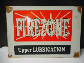 Firezone Upper Cylinder Lubricant Golden Fleece Tin Sign Freepost Australia